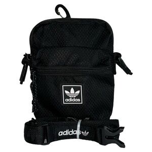 ADIDAS ORIGINALS Festival Must Have Utility Crossbody Bag #FZ6638 Black